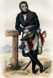 Retrato de André Masséna (1758-1817), 1er Duque de Rivoli, 1er Príncipe de Essling, comandante militar francés